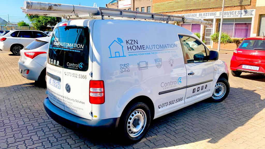 KZN Home Automation Vehicle Branding